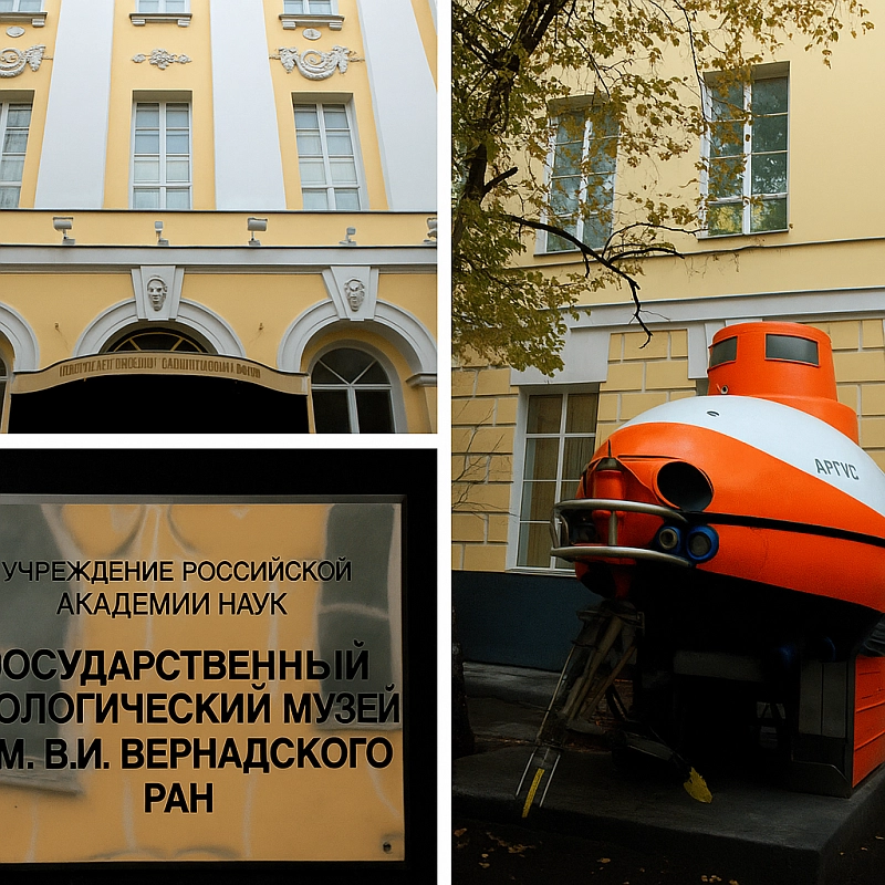 Экскурсия в Государственный геологический музей имени В.И. Вернадского